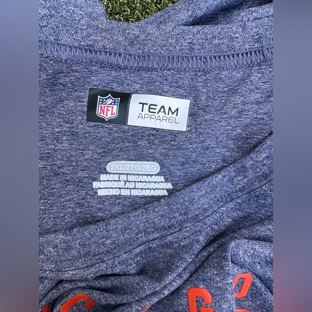 NFL Team Apparel Blue Men’s Shirt Long Sleeve Size 2XL - Picture 4 of 5